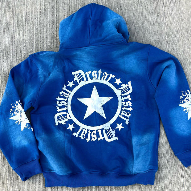 Drstar Print Long Sleeve Hoodies