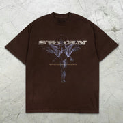 Angel Slogan Graphic Print Short Sleeve T-Shirt