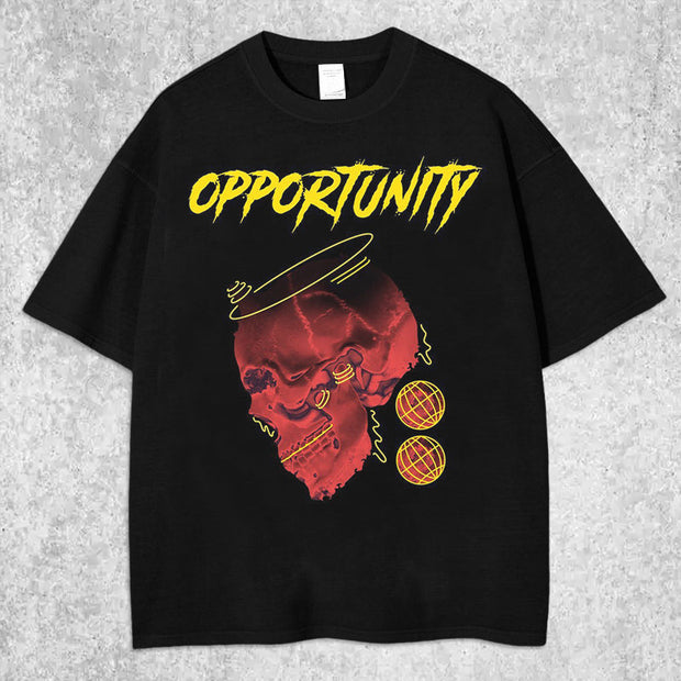 Skull Graphic Short Sleeve T-Shirt