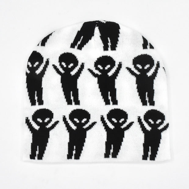 Street knitted beanie casual versatile hat