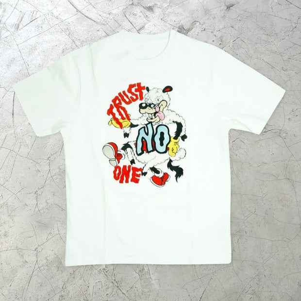Personalized cartoon print T-shirt men