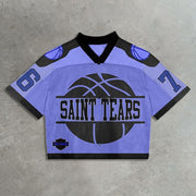 Saints Basketball Casual Mesh Jersey