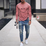 Smiley Print Long Sleeve T-shirt