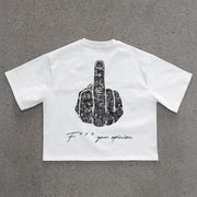 My Life My Decisions Print Short Sleeve T-Shirt