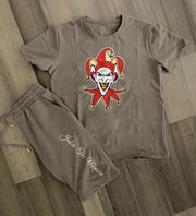 Cartoon Casual Loose Fashion Short Sleeve Suit