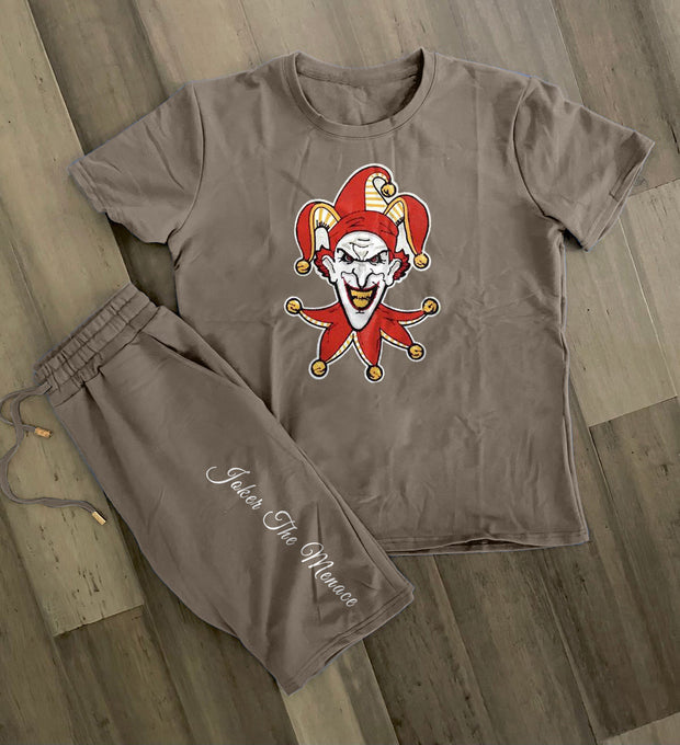 Cartoon Casual Loose Fashion Short Sleeve Suit