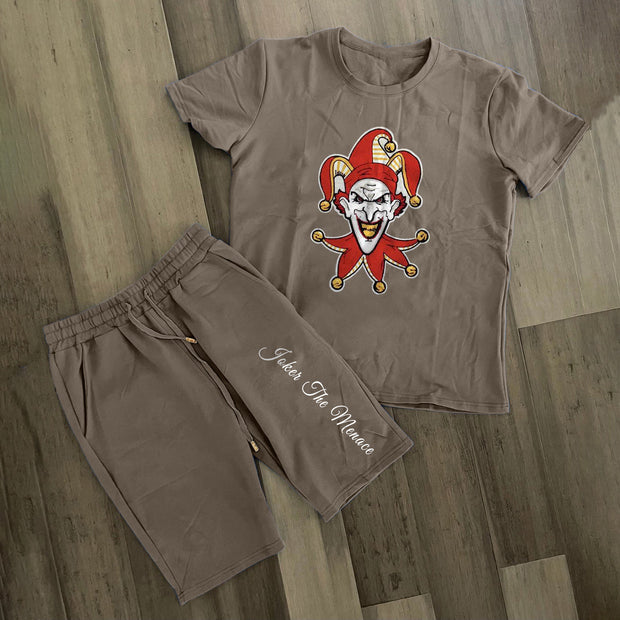 Cartoon Casual Loose Fashion Short Sleeve Suit