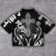 Jesus Casual Street Vintage Mesh Jersey