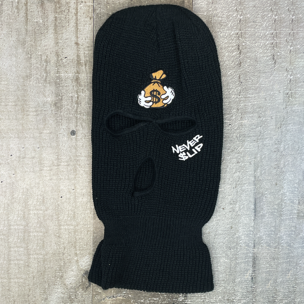 Street style trend design printed knitted mask hat