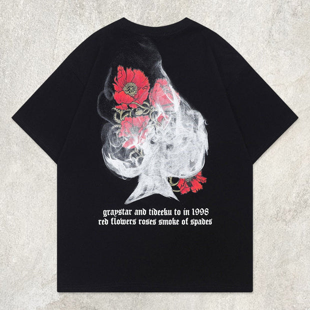 Spade Smoke Rose Graphic Tee