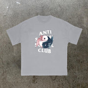 Carp Print Fashion Short Sleeve T-Shirt