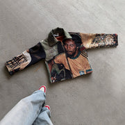 Vintage Tapestry Zip-Up Jacket