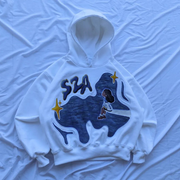 Personalized casual print hoodie
