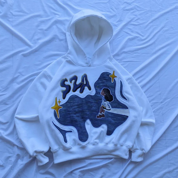 Personalized casual print hoodie