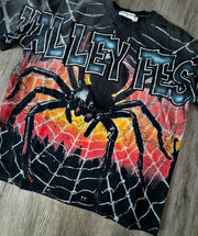 Spider print short-sleeved T-shirt