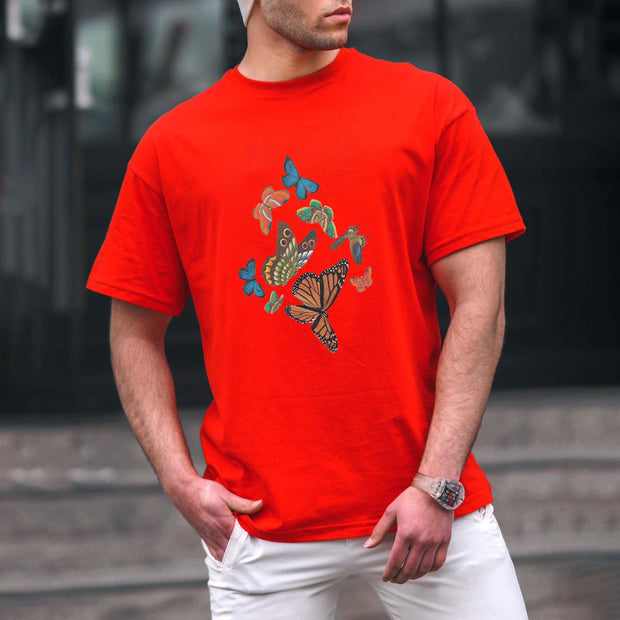 Retro Butterfly Street Fashion Short Sleeve T-shirt