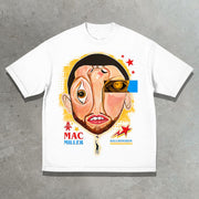 Hip-hop rap new album street print T-shirt