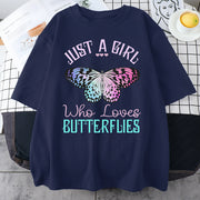 Personalized couple dress butterfly T-shirt