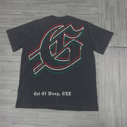 Personalized skull short-sleeved T-shirt