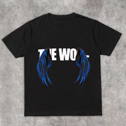 Tide brand retro hip-hop street short-sleeved T-shirt