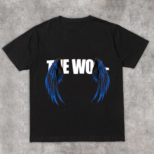 Tide brand retro hip-hop street short-sleeved T-shirt