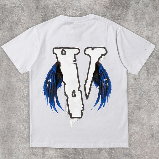 Tide brand retro hip-hop street short-sleeved T-shirt