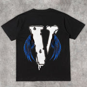 Tide brand retro hip-hop street short-sleeved T-shirt