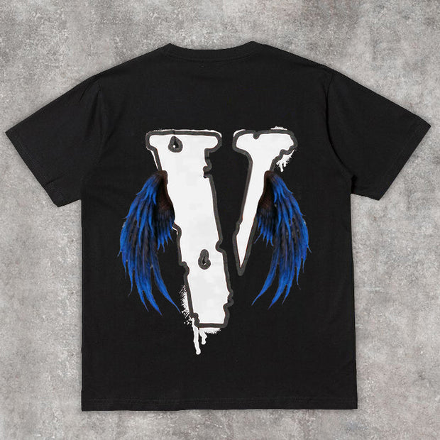 Tide brand retro hip-hop street short-sleeved T-shirt