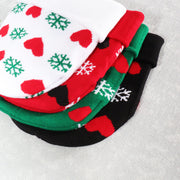 Jacquard Snowflake Heart Christmas Warm Beanie
