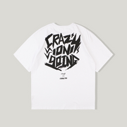 Letter print loose short sleeve T-shirt