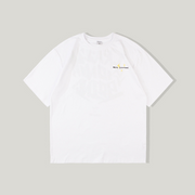 Letter print loose short sleeve T-shirt