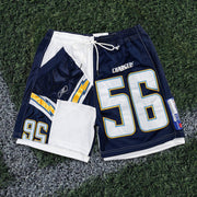 Rugby Panel Mesh Shorts