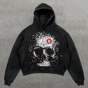 Get Rich Before Die Print Long Sleeve Hoodies