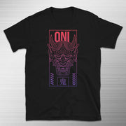 AKUMA Cyberpunk Print Short Sleeve T-Shirt