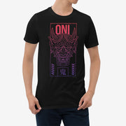 AKUMA Cyberpunk Print Short Sleeve T-Shirt