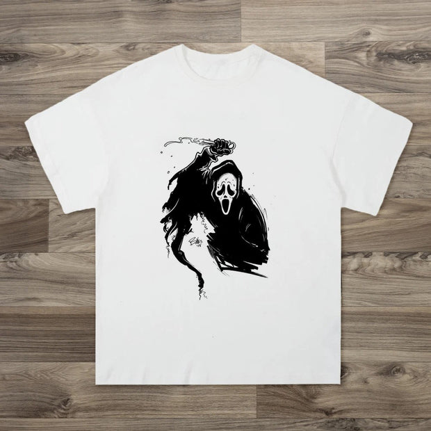 Spoof print street style T-shirt