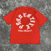 Fashionable casual printed round neck T-shirt