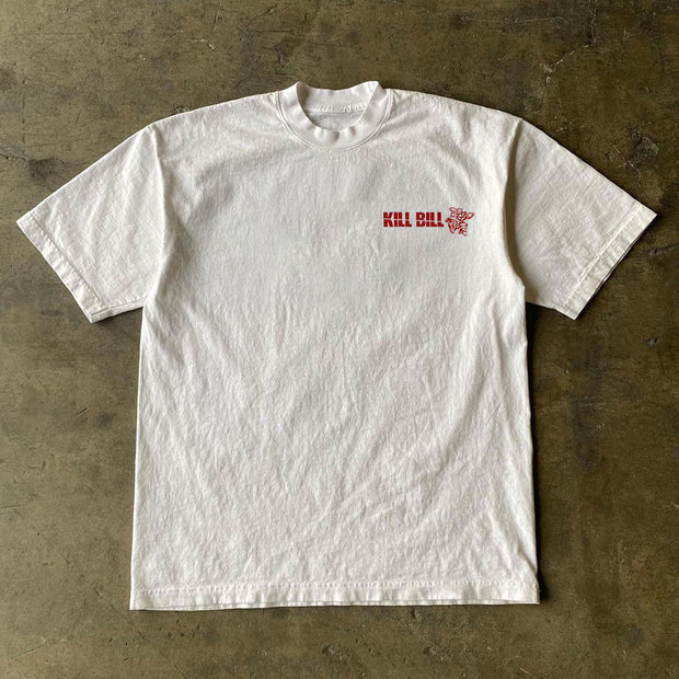 Kill Bill Print Short Sleeve T-Shirt