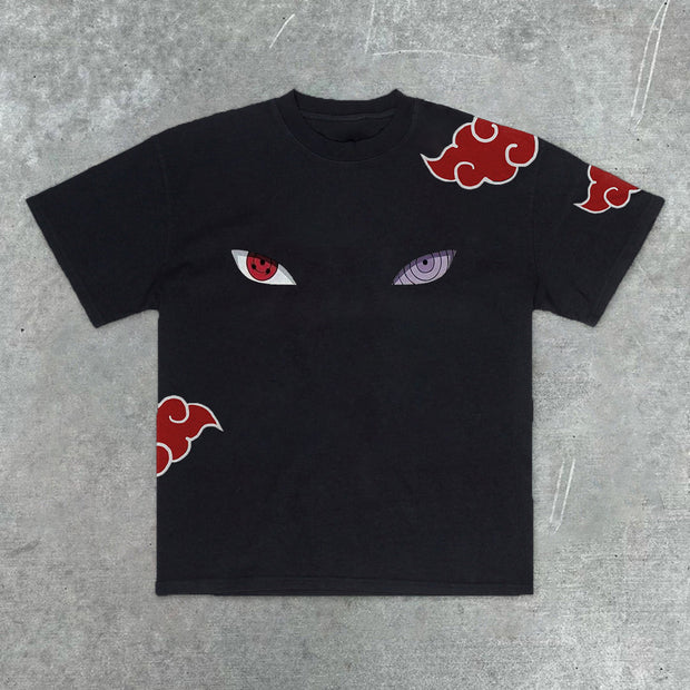 Naruto Graphic Casual Short Sleeve T-Shirt