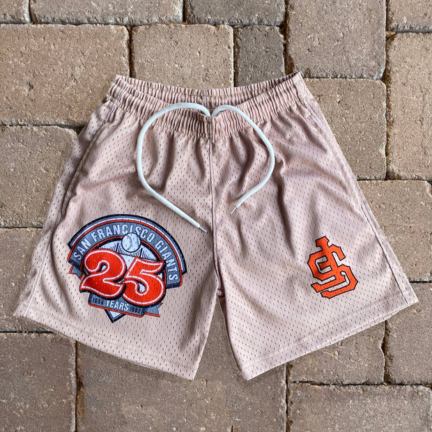 San Francisco Giants Print Mesh Shorts