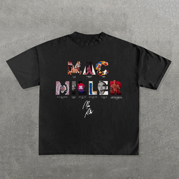 Words  Album Print Short Sleeve T-Shirt