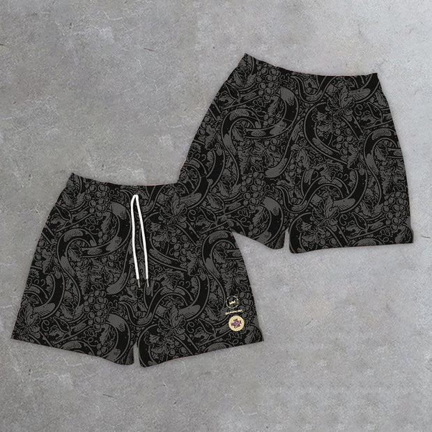 Champion Ring Print Casual Street Two-Piece Suit