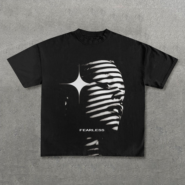 Fearless Print Short Sleeve T-Shirt