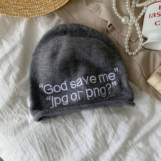 Uniform knitted pile cap for men and women