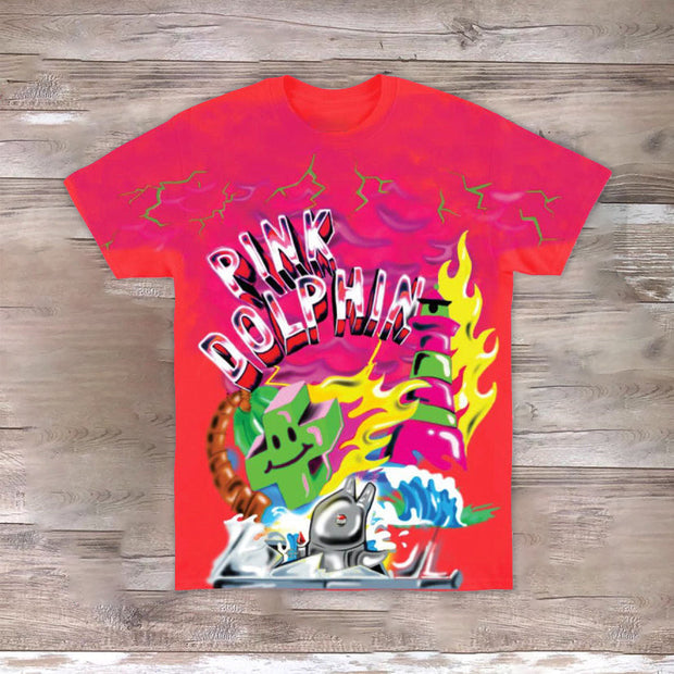 Personalized print fashion short sleeve suit