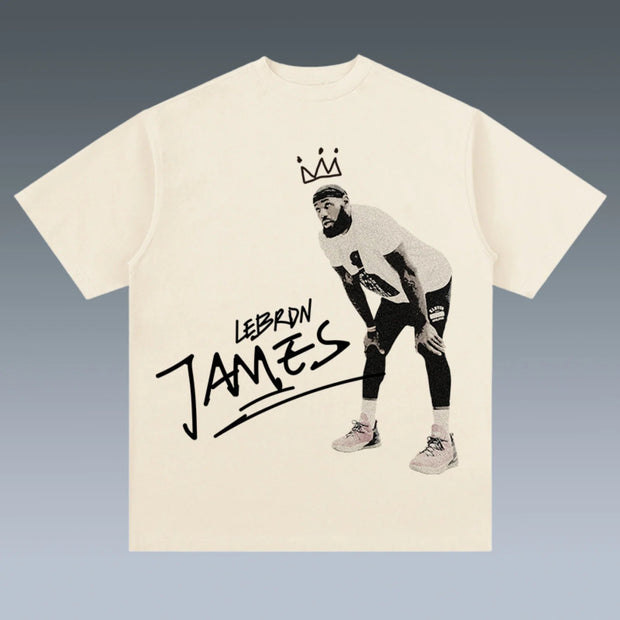 Basketball King Print T-shirt