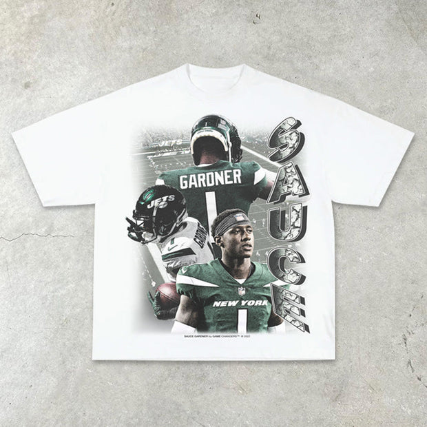 New York Casual Street Football T-Shirt