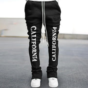 Printed Street Retro Slim Flared Pants
