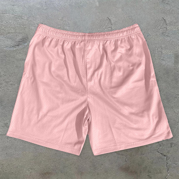 Retro Fashion Casual Street Mesh Shorts