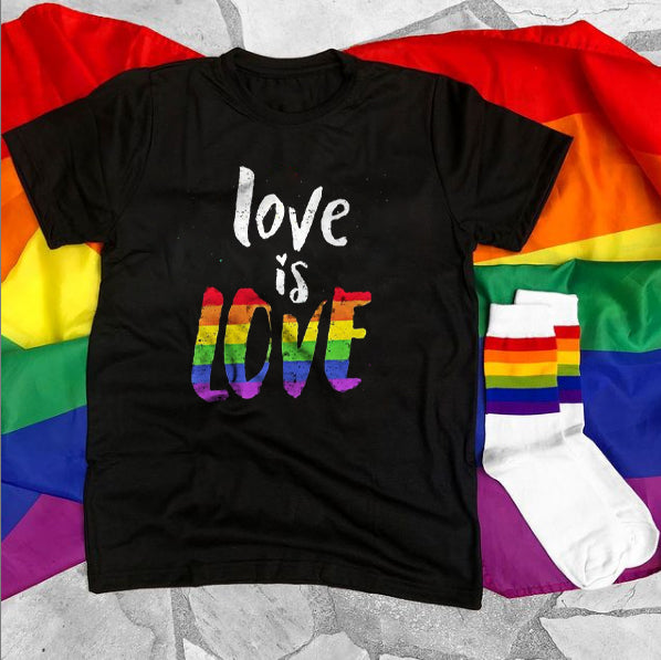Casual letter print T-shirt